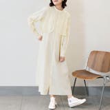 ワンピース ロング 長袖 ロングワンピース マキシ丈 シャツワンピ レース | Doux Belle  | 詳細画像13 