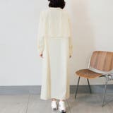 ワンピース ロング 長袖 ロングワンピース マキシ丈 シャツワンピ レース | Doux Belle  | 詳細画像15 