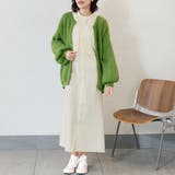 ワンピース ロング 長袖 ロングワンピース マキシ丈 シャツワンピ レース | Doux Belle  | 詳細画像16 