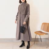 ワンピース ロング 長袖 ロングワンピース マキシ丈 シャツワンピ レース | Doux Belle  | 詳細画像2 