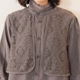 ワンピース ロング 長袖 ロングワンピース マキシ丈 シャツワンピ レース | Doux Belle  | 詳細画像22 