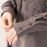 ワンピース ロング 長袖 ロングワンピース マキシ丈 シャツワンピ レース | Doux Belle  | 詳細画像23 