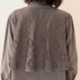 ワンピース ロング 長袖 ロングワンピース マキシ丈 シャツワンピ レース | Doux Belle  | 詳細画像24 