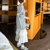 裾ティアード ゆったりワンピース スウェット | Doux Belle | 詳細画像5
