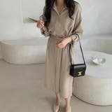 シャツワンピース ロング 長袖 | Doux Belle  | 詳細画像1 