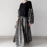 ドッキング花柄ロングワンピース | Doux Belle  | 詳細画像11 