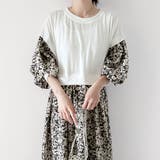 ドッキング花柄ロングワンピース | Doux Belle  | 詳細画像3 