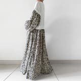 ドッキング花柄ロングワンピース | Doux Belle  | 詳細画像5 