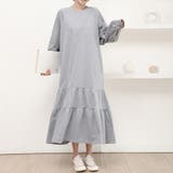 ラグラン袖ティアードワンピース | Doux Belle  | 詳細画像1 