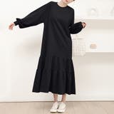 ラグラン袖ティアードワンピース | Doux Belle  | 詳細画像11 