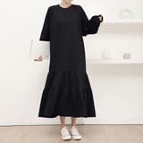 ラグラン袖ティアードワンピース | Doux Belle  | 詳細画像12 