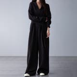 ウエストリボン×ワイドパンツオールインワン | Doux Belle | 詳細画像9