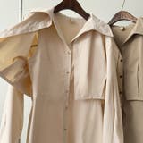 ショート丈ジャケット&ウエストベルト前開シャツワンピース | Doux Belle  | 詳細画像12 