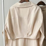 ショート丈ジャケット&ウエストベルト前開シャツワンピース | Doux Belle  | 詳細画像13 