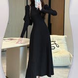 ハイネックフィットニットワンピース | Doux Belle  | 詳細画像10 