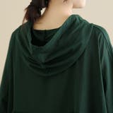 フード付きギャザー入りマキシワンピース | Doux Belle  | 詳細画像14 