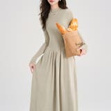 リブ切替ニットワンピース レディース ワンピース | Doux Belle  | 詳細画像8 