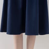 配色フリルカラー長袖フレアワンピース レディース ワンピース | Doux Belle  | 詳細画像12 