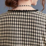 チェック柄レース切り替えロングワンピース レディース ワンピース | Doux Belle | 詳細画像15