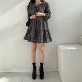 小花柄リボンティアードミニワンピース レディース ミニワンピース | Doux Belle | 詳細画像10