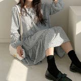 小花柄リボンティアードミニワンピース レディース ミニワンピース | Doux Belle | 詳細画像3