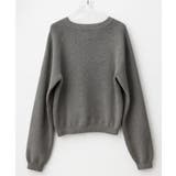 畦編みクルーネックニットプルオーバー | SAISON DE PAPILLON | 詳細画像37