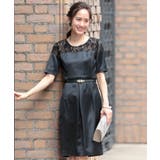 ブラック | 結婚式 ワンピース パーティードレス | DRESS+