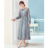 グレー | パーティードレス ワンピース 総レース 3way | DRESS+