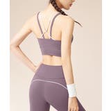LYCRA素材バッククロスカップ付ブラトップ【SHOPLIST限定 新作 春 | SEU | 詳細画像4 