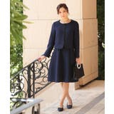ネイビー | スーツフォーマル レディース 2点 | DRESS+