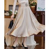 ベージュ | フレアスカート レディース 大きいサイズ | DRESS+