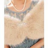 ショール ラビットフェイクファー コサージュ付き | DRESS+ | 詳細画像31