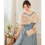 ショール ラビットフェイクファー コサージュ付き | DRESS+ | 詳細画像30