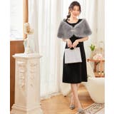 ショール ラビットフェイクファー コサージュ付き | DRESS+ | 詳細画像10
