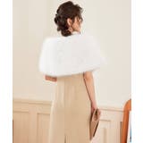 ショール ラビットフェイクファー コサージュ付き | DRESS+ | 詳細画像6