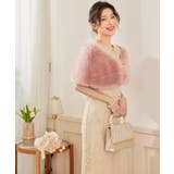 ショール ラビットフェイクファー コサージュ付き | DRESS+ | 詳細画像21