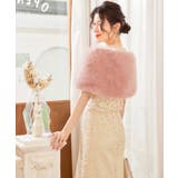 ショール ラビットフェイクファー コサージュ付き | DRESS+ | 詳細画像23