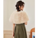 ショール ラビットフェイクファー コサージュ付き 結婚式 | DRESS+ | 詳細画像18 