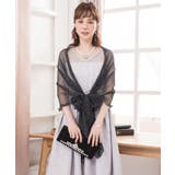 ブラック | ショール 結婚式 ストール | DRESS+