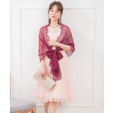 ワイン | ショール 結婚式 ストール | DRESS+