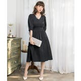 ブラック | パーティードレス 結婚式 ワンピース | DRESS+