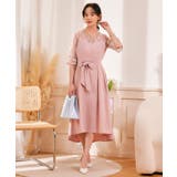 ピンク | パーティードレス レース フォーマルワンピース | DRESS+