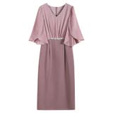 パーティードレス 結婚式 大きいサイズ ミモレ丈秋卒業式 成人式 | DRESS+ | 詳細画像14 