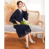 ドレス ワンピース レース袖 ストレート ミモレ丈 | DRESS+ | 詳細画像15
