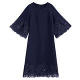 ドレス ワンピース レース袖 ストレート ミモレ丈 | DRESS+ | 詳細画像18