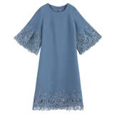 ドレス ワンピース レース袖 ストレート ミモレ丈 | DRESS+ | 詳細画像28