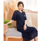 ワンピース ミモレ丈 結婚式 フォーマル ベルト付き | DRESS+ | 詳細画像12
