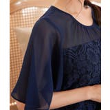 ワンピース ミモレ丈 結婚式 フォーマル ベルト付き | DRESS+ | 詳細画像13