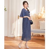 ワンピース ミモレ丈 結婚式 フォーマル ベルト付き | DRESS+ | 詳細画像3