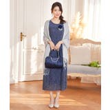 ワンピース ミモレ丈 結婚式 フォーマル ベルト付き | DRESS+ | 詳細画像8